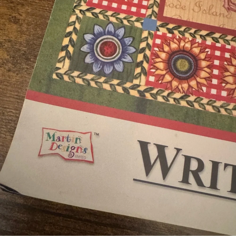 Debra Jordan Bryan Rooster Writing Tablet 2003 Martin Designs‎ 60 Sheets